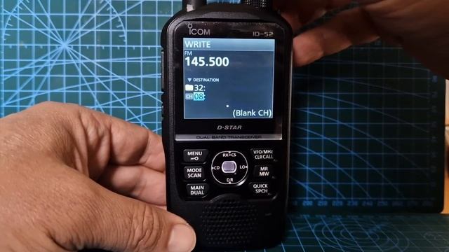 ICOM ID-52 Create Memory Channel смотреть онлайн