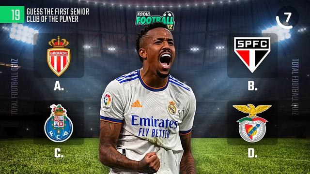 GUESS THE FIRST SENIOR CLUB OF THE PLAYER | QUIZ FOOTBALL 2022 смотреть онлайн