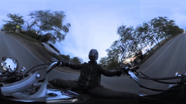 Вечерняя поездка на мотоцикле в окрестностях Севастополя смотреть онлайн