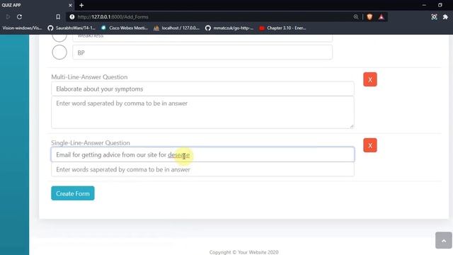 Quiz App Using Django смотреть онлайн