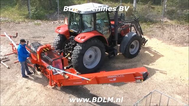 Firewood processor Hakki Pilke 1X37 Expert Brennholz Säge spaltautomat zaagkloofmachine смотреть онлайн