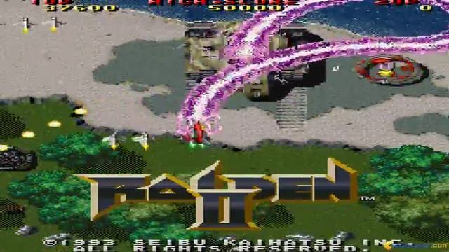 Raiden 2 gameplay (PC Game, 1997) смотреть онлайн