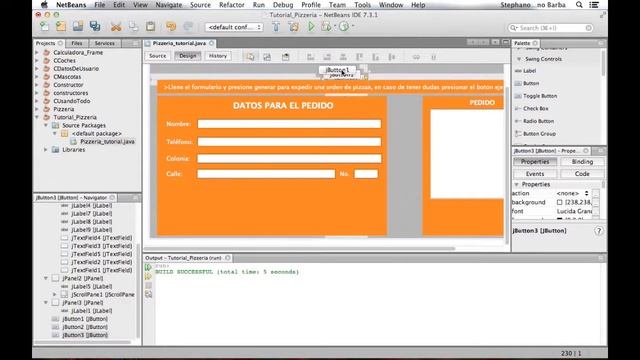 Windows Form Java 1/2 Diseño смотреть онлайн