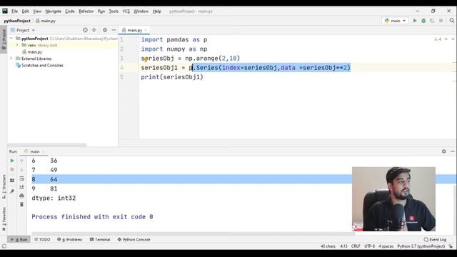 5.Creating Series() , Dictionary , numpy , Head , Tail using pandas and python | CBSE Tutorials XII смотреть онлайн