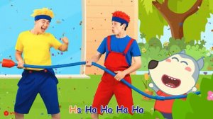 Monster in The Toilet 🚽👹 |  Funny Kids Songs And Nursery Rhymes by Wolfoo Family Song