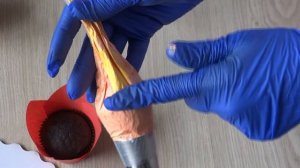 Букетики с тюльпанами из БЗК/Оформление капкейков тюльпанами