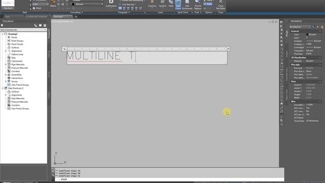 How to write text using AutoCAD Civil 3D 2017 смотреть онлайн