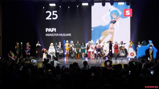 Общий выход участников одиночного дефиле (первый блок) - SUPERCON 2023