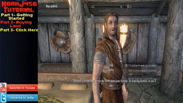 Skyrim Hearthfire: Part 2- Buying Land Plots смотреть онлайн