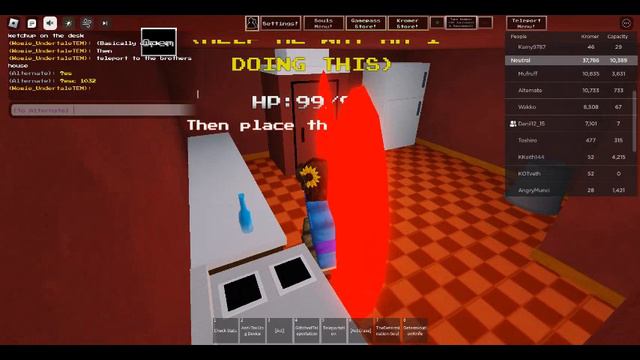 How To Do These Quests In UNDERTALE RP:THE BORN SOULS