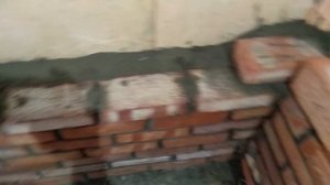 Подвал  Внутреннее утепление и кладка защитных кирпичных стен