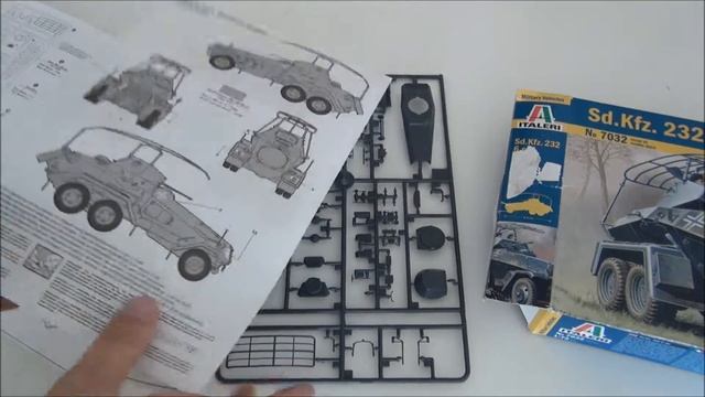 Sd.Kfz.232 6 rad - Kit review: Desembalaje Italeri model смотреть онлайн