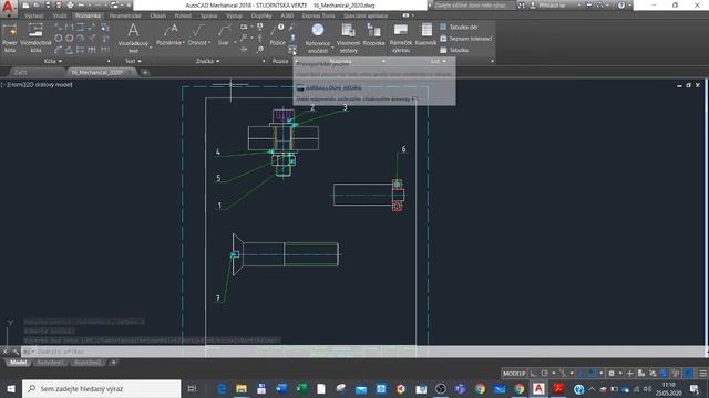 AutoCAD Mechanical – pozicování, kusovník смотреть онлайн