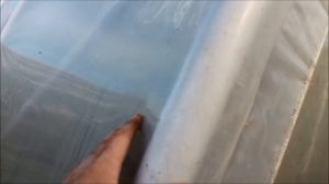 Крепление пленки в торцевой части теплицы , меняем канат