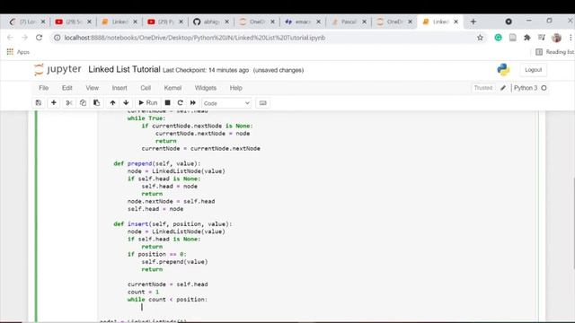 Implementation of Linked List in Python смотреть онлайн