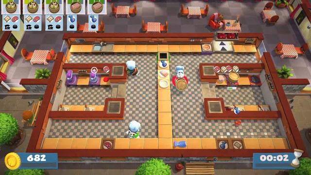 Overcooked 2 ➤ Первый взгляд на кулинарное безумие! смотреть онлайн