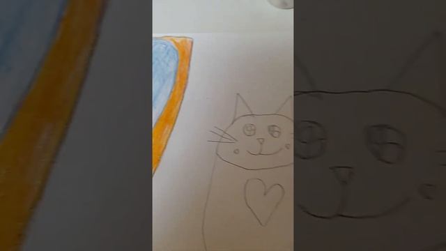 Рисую котёнка в кружечке. Всё легко и просто только на канале Уроки рисования. смотреть онлайн
