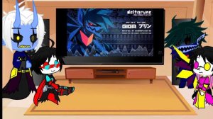 Реакция Моих любимых персов из Deltarune и Undertale на тему NEO KRIS [GiGA PUDDIN]