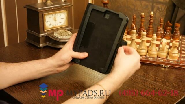 Чехол-клавиатура для Samsung Galaxy Note 8.0 N5100/N5110/N5120 черный кожаный смотреть онлайн