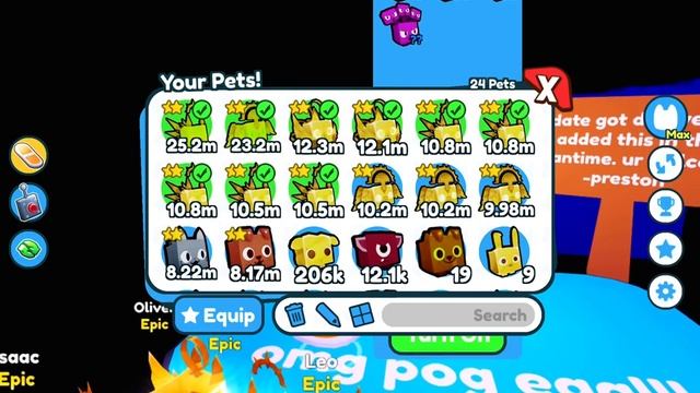 I GIT THE POG CAT AND POG DOG AND COMPLETED THE POG CHAMP ACHIEVEMENT [PET SIMULATOR X] смотреть онлайн