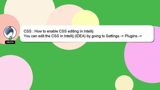 CSS : How to enable CSS editing in Intellij смотреть онлайн