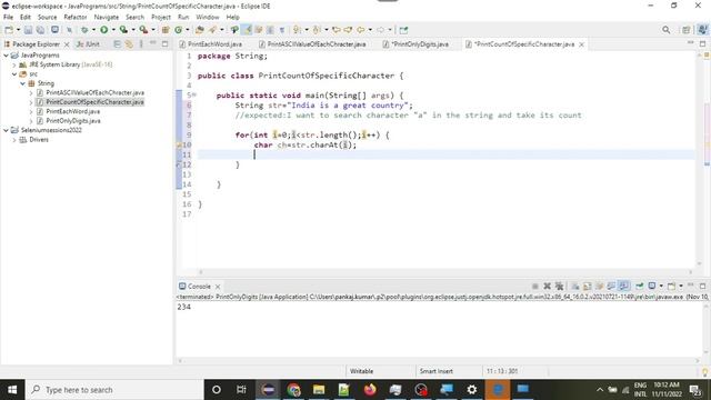 Java Programs: 4.Print Count Of Specific Character смотреть онлайн