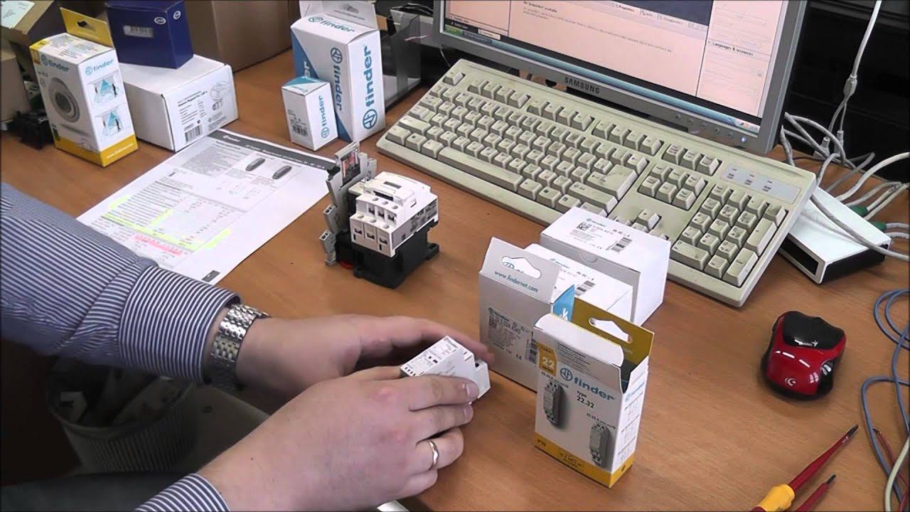 Миниконтакторы серии 22 Finder. Оборудование для 