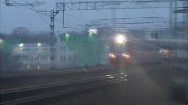 Электропоезд ЭШ2-005 Аэроэкспресс смотреть онлайн