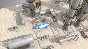 Газофракционирующая установка  (схема работы установки)