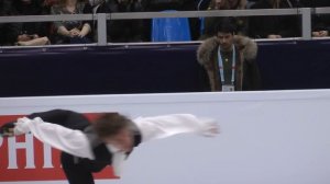 Тренер Стефан Ламбьель катается со своим спортсменом Д.Васильевым)  Чемпионат Европы 2018