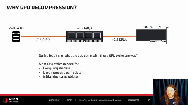 GDC 2023 - DirectStorage: Optimizing Load-time and Streaming смотреть онлайн
