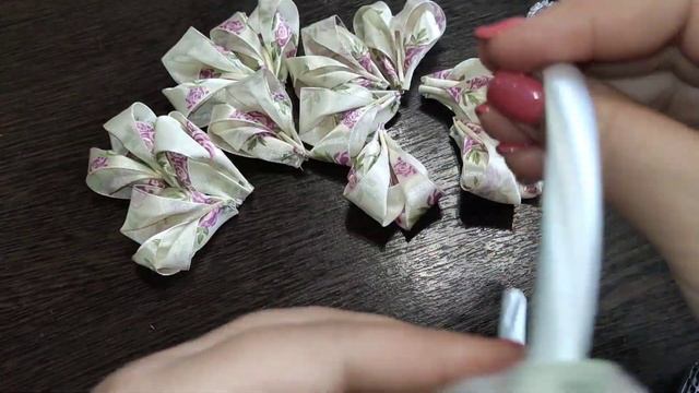 Ободок из лент. смотреть онлайн