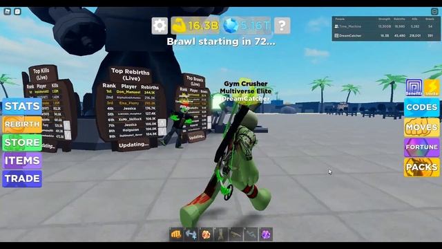 Muscle Legends: 68,000,000,000,000 68T Rebirthing, Different Rebirths, And A Year Of Gameplay!