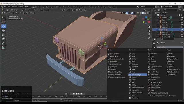How to model a low poly Jeep | Blender 3d Modeling | part 01 смотреть онлайн