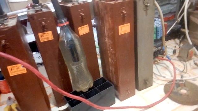 65 летний щелочной аккумулятор НКН-100 тест на емкость. смотреть онлайн