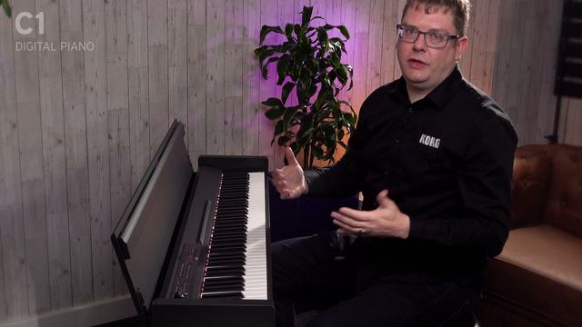 Korg C1 Digital Piano overview смотреть онлайн