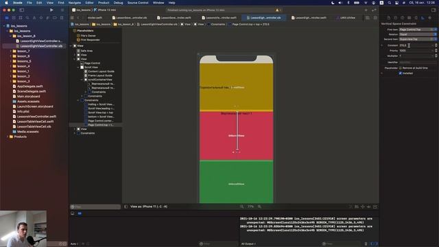 iOS разработка: урок 8 (UIScrollView, UIView, UIPageControl) смотреть онлайн