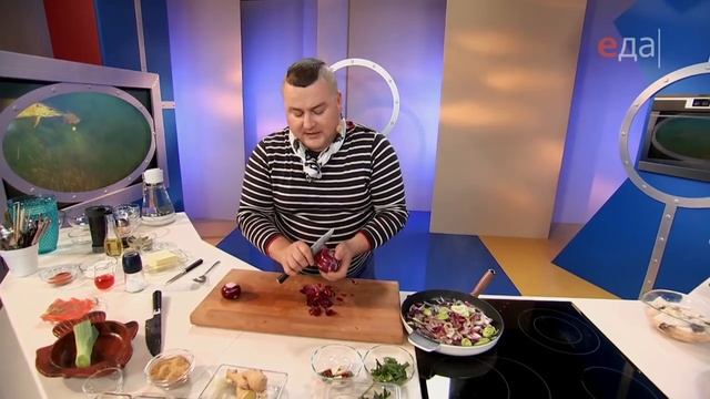 Шашлык из зубатки с луковым конфитюром смотреть онлайн