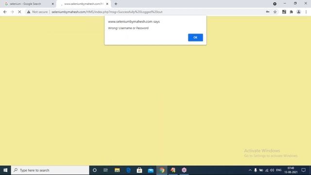 MANUAL + SELENIUM tutorials || Demo - 1 || by Mr. Mahesh On 13-08-2021 @7:15AM IST смотреть онлайн