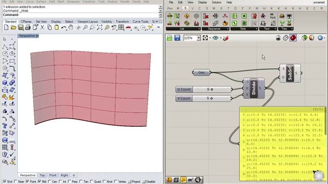 Grasshopper Tutorial 04 | Dividing Surfaces смотреть онлайн