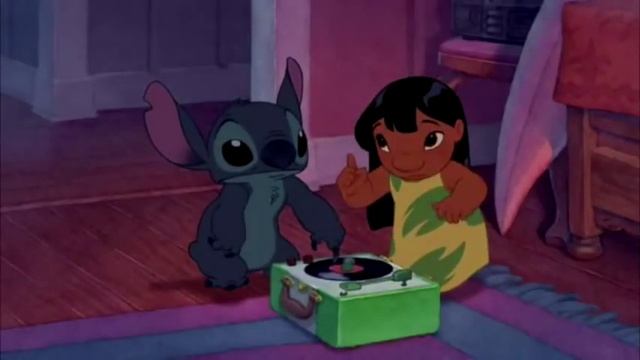 Lilo & Stitch 2002   Record Player Scene