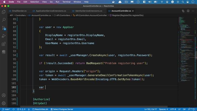 288 - Updating the register method смотреть онлайн