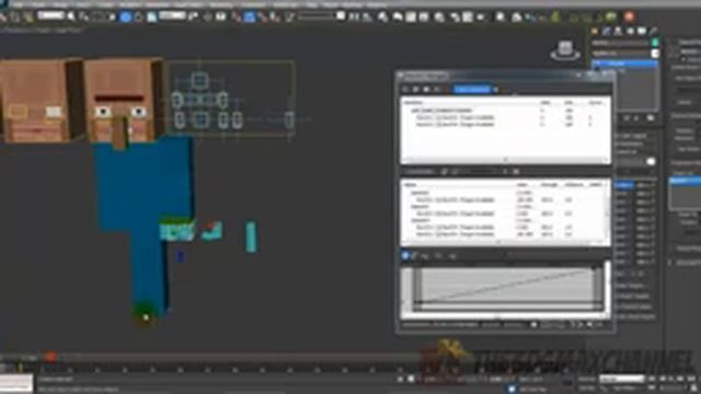 3D Minecraft Tutorial - Minecraft Villager - P8 - Hand Control Panel & layers смотреть онлайн