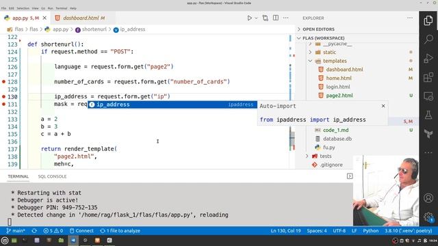 Python and Flask | flask login + adding python functions смотреть онлайн