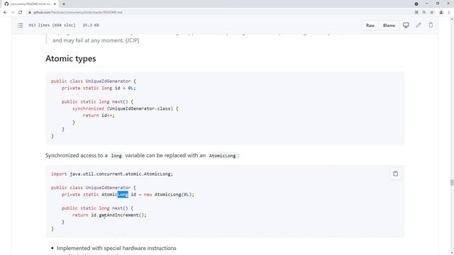 Java Nebenläufigkeit 2: synchronized, volatile, AtomicLong, COW, PersistentVector, AtomicReference смотреть онлайн