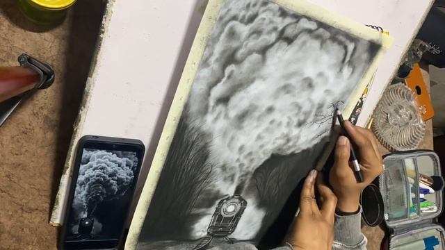 "Time-lapse Sketch: Capturing the Graceful Movement of a Train" || @sketchhub01 #youtube смотреть онлайн