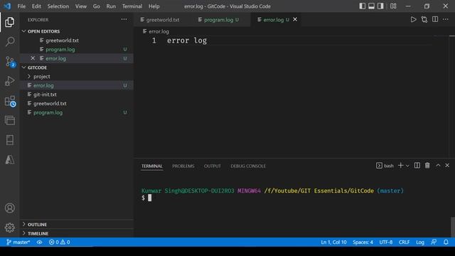 Git - Remove Untracked Files смотреть онлайн