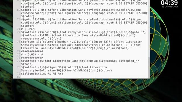 Conky Script: Arch Linux Midfingr смотреть онлайн
