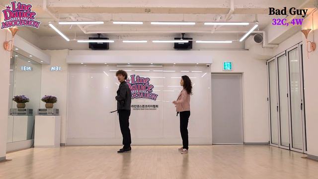 Bad Guy l Tutorial l Billie Ellish l High Improver Line Dance l 베드 가이 라인댄스 설명영상 l Linedance l 라인댄스퀸 смотреть онлайн