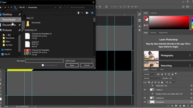 Latest YouTube Banner || YouTube Official Banner Grid Download || Bengali Tutorial || 2020 смотреть онлайн